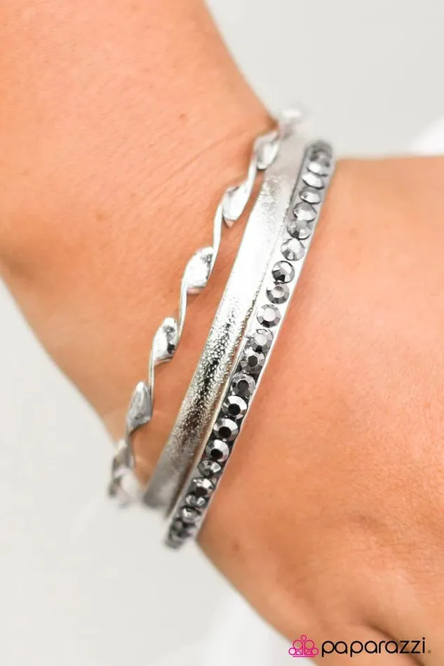 Paparazzi Bracelet You Know You Like It Silver Paparazzi Jewelry Bracelets