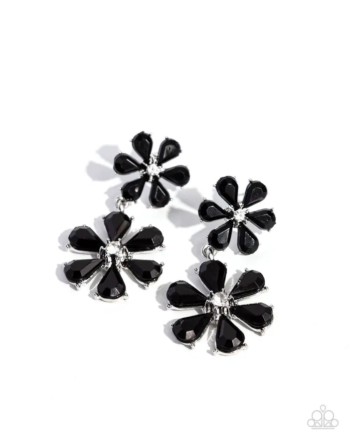 Paparazzi Earring A Blast of Blossoms Black Paparazzi Jewelry Earrings Paparazzi Earring A Blast of Blossoms Black Paparazzi Jewelry Earrings