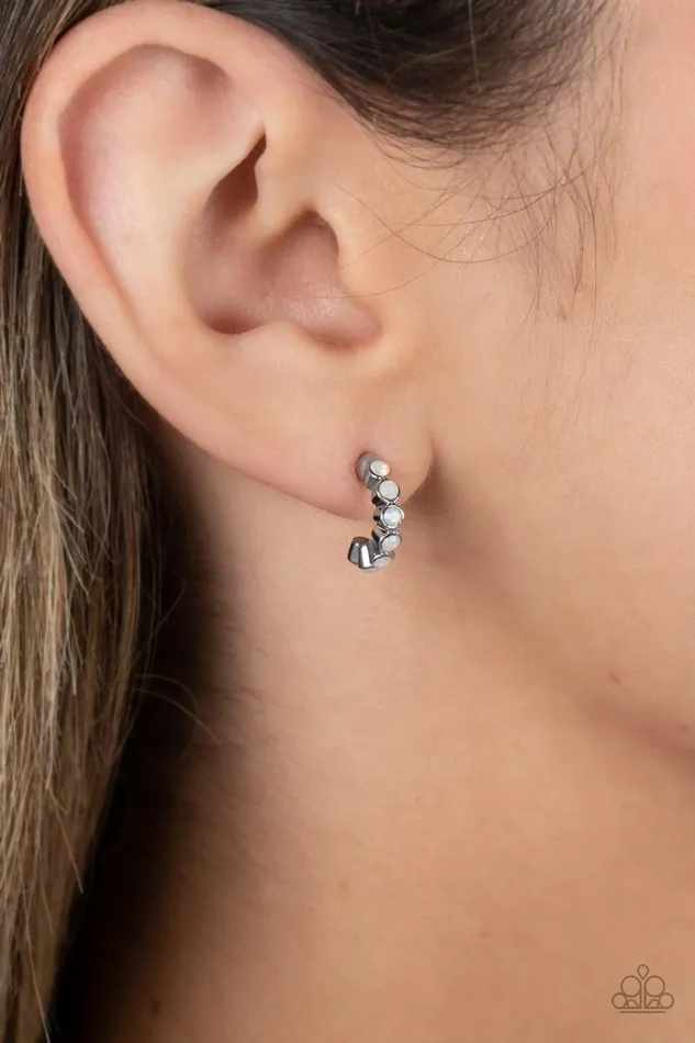 Paparazzi Earring Carefree Couture White Paparazzi Jewelry Earrings
