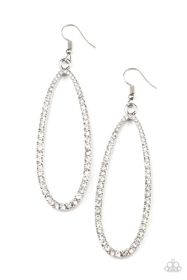 Paparazzi Earring Dazzling Decorum White Paparazzi Jewelry Earrings Paparazzi Earring Dazzling Decorum White Paparazzi Jewelry Earrings