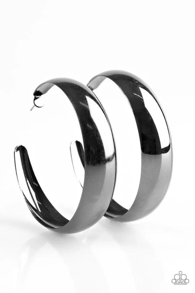 Paparazzi Earring Gypsy Goals Black Paparazzi Jewelry Earrings