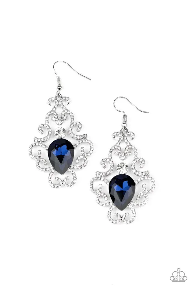 Paparazzi Earring Happily Ever AFTERGLOW Blue Paparazzi Jewelry Earrings Paparazzi Earring Happily Ever AFTERGLOW Blue Paparazzi Jewelry Earrings