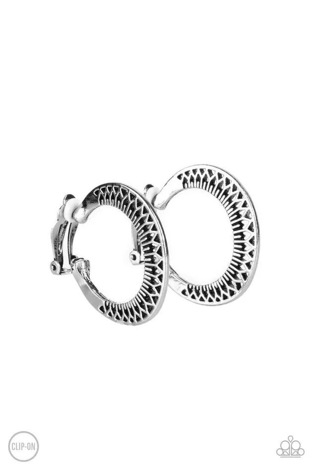 Paparazzi Earring Moon Child Charisma Silver Paparazzi Jewelry Earrings Paparazzi Earring Moon Child Charisma Silver Paparazzi Jewelry Earrings