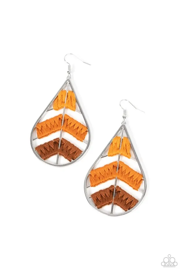 Paparazzi Earring Nice Threads Orange Paparazzi Jewelry Earrings Paparazzi Earring Nice Threads Orange Paparazzi Jewelry Earrings