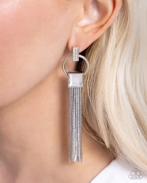 Paparazzi Earring Softly Streamlined Paparazzi Jewelry Earrings