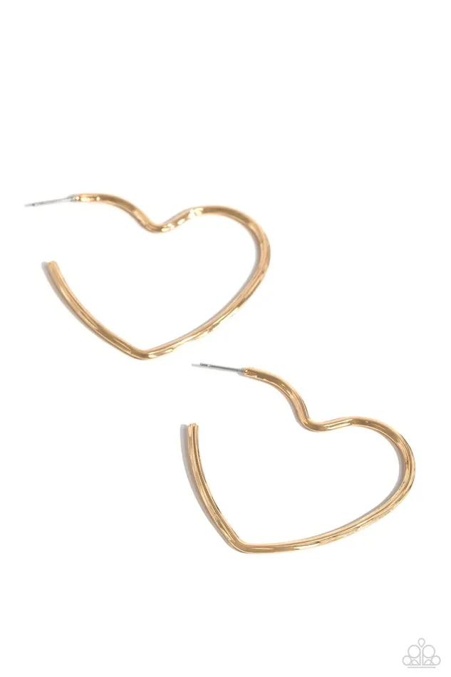 Paparazzi Earring Summer Sweethearts Gold Paparazzi Jewelry Earrings Paparazzi Earring Summer Sweethearts Gold Paparazzi Jewelry Earrings