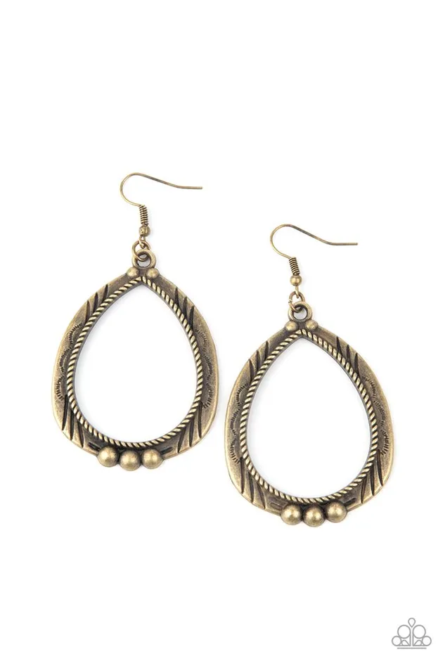 Paparazzi Earring Terra Topography Brass Paparazzi Jewelry Earrings Paparazzi Earring Terra Topography Brass Paparazzi Jewelry Earrings