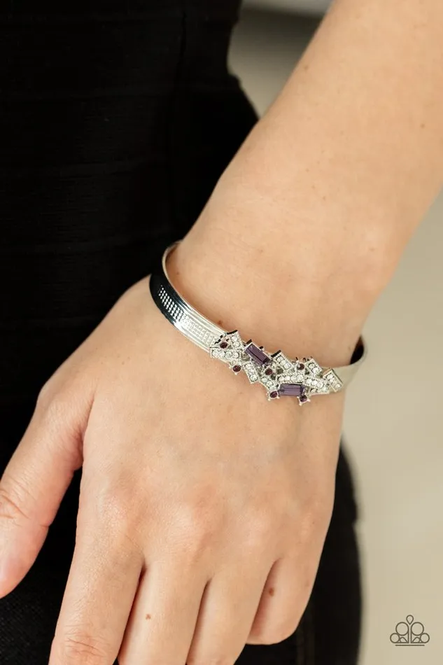 Paparazzi Jewelry Bracelets Paparazzi Bracelet A Chic Clique Purple