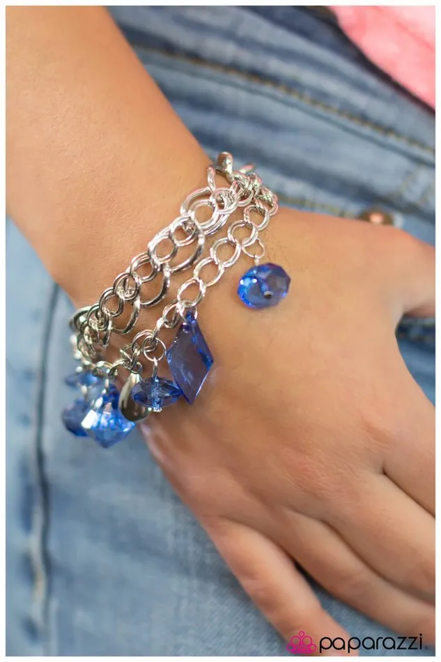 Paparazzi Jewelry Bracelets Paparazzi Bracelet All Mine Blue