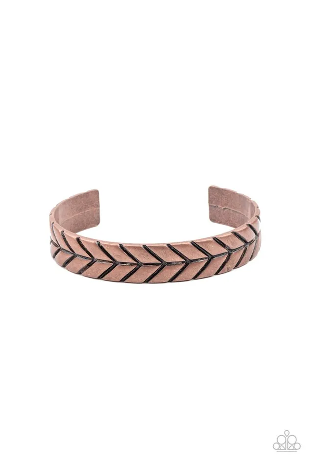 Paparazzi Jewelry Bracelets Paparazzi Bracelet Ancient Archer Copper
