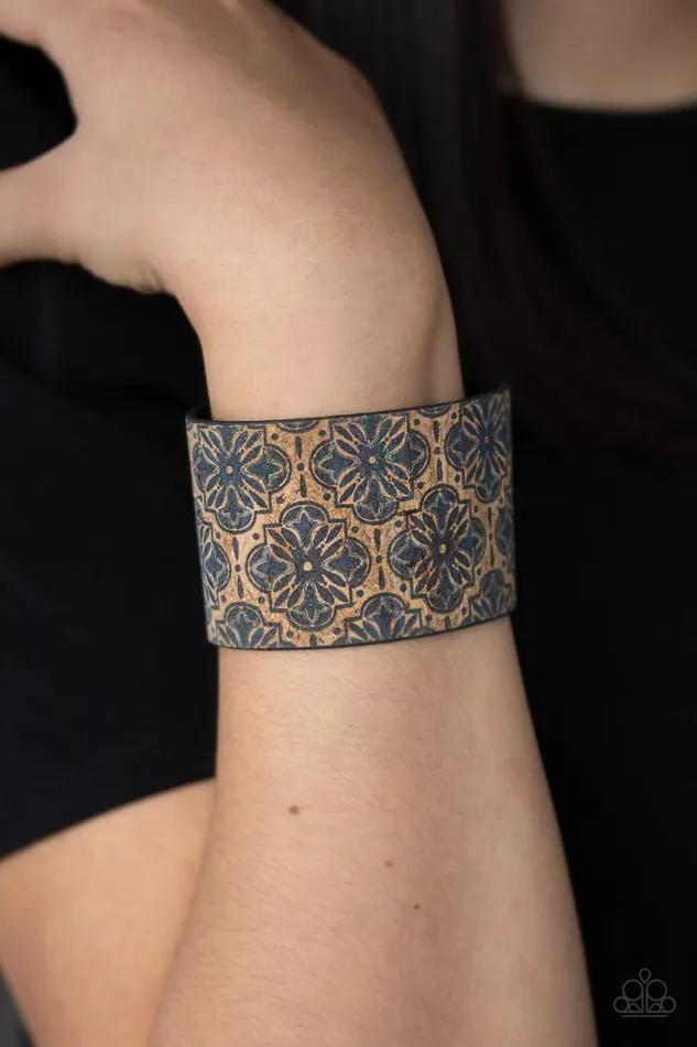 Paparazzi Jewelry Bracelets Paparazzi Bracelet Cork Culture Blue