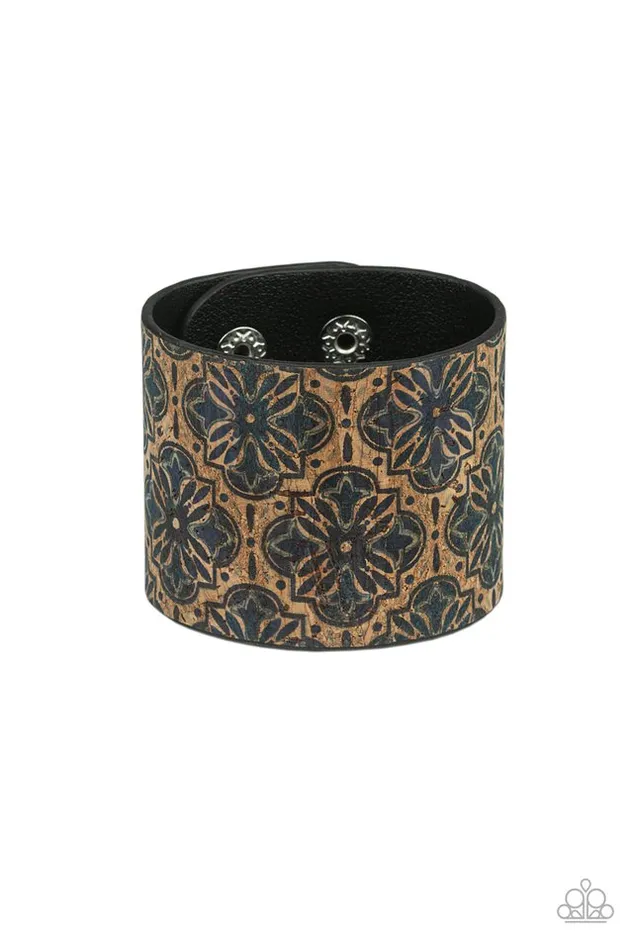 Paparazzi Jewelry Bracelets Paparazzi Bracelet Cork Culture Blue Paparazzi Jewelry Bracelets Paparazzi Bracelet Cork Culture Blue