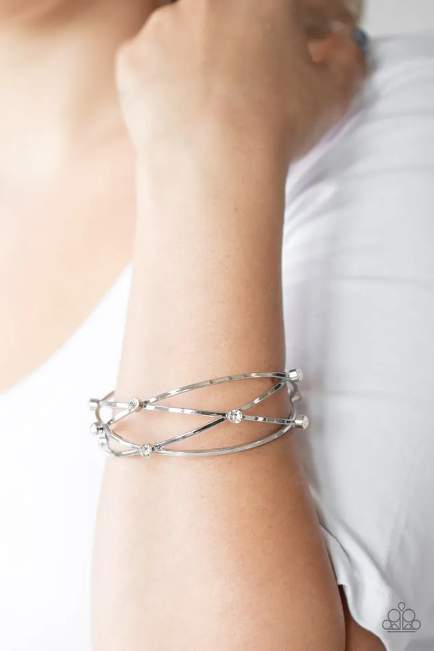 Paparazzi Jewelry Bracelets Paparazzi Bracelet Cosmic Sparkle White