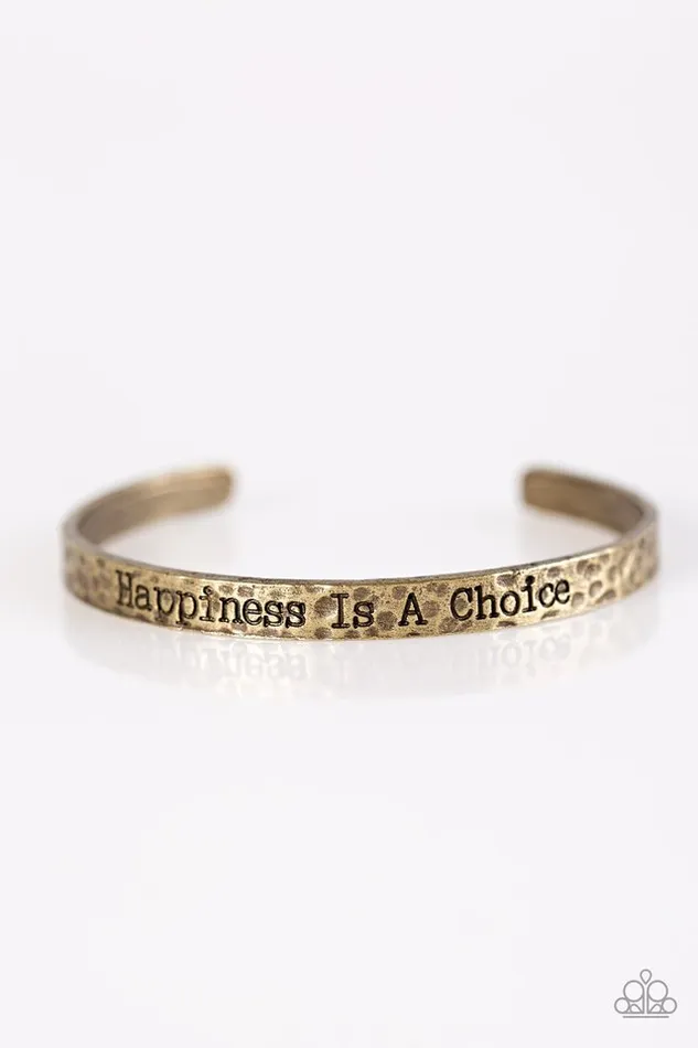 Paparazzi Jewelry Bracelets Paparazzi Bracelet Do What Makes You Happy Brass