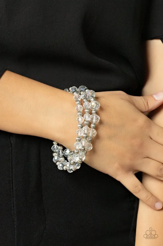 Paparazzi Jewelry Bracelets Paparazzi Bracelet Eiffel Tower Tryst White