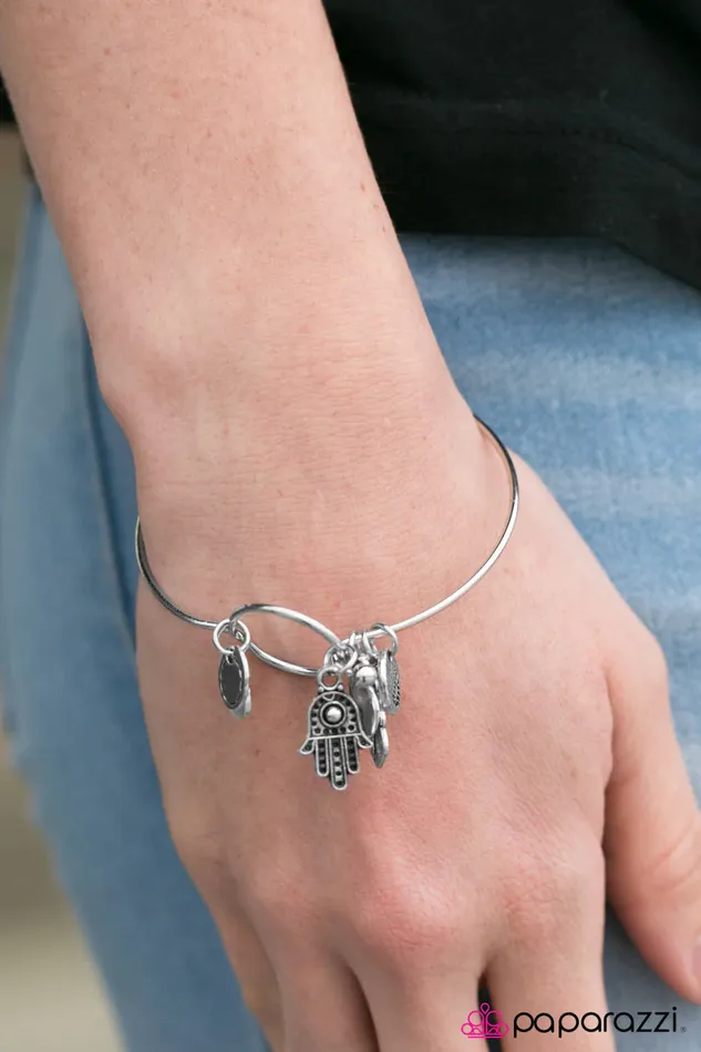 Paparazzi Jewelry Bracelets Paparazzi Bracelet Everything Zen Silver