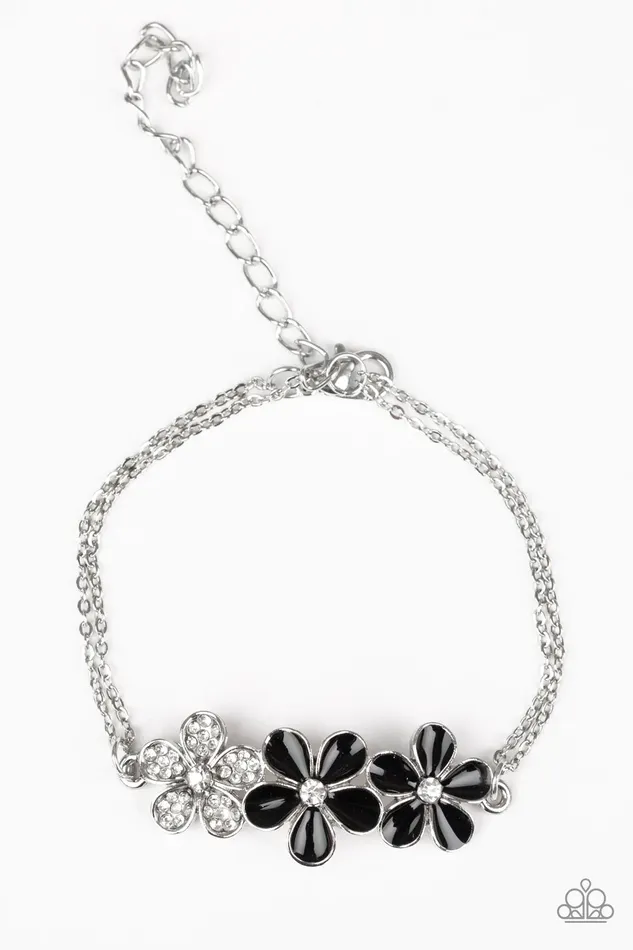 Paparazzi Jewelry Bracelets Paparazzi Bracelet Flowering Fiji Black