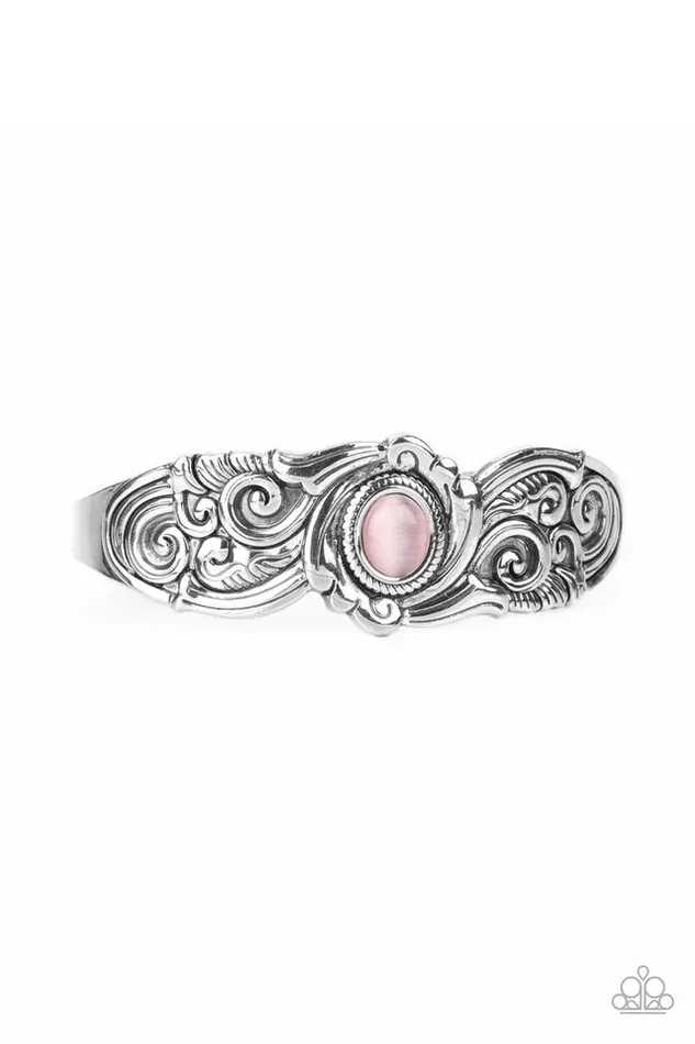 Paparazzi Jewelry Bracelets Paparazzi Bracelet Glowing Enchantment Pink
