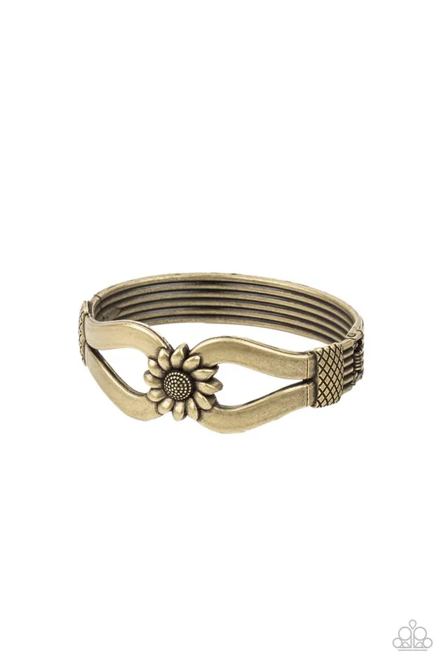 Paparazzi Jewelry Bracelets Paparazzi Bracelet Let A Hundred SUNFLOWERS Bloom Brass Paparazzi Jewelry Bracelets Paparazzi Bracelet Let A Hundred SUNFLOWERS Bloom Brass