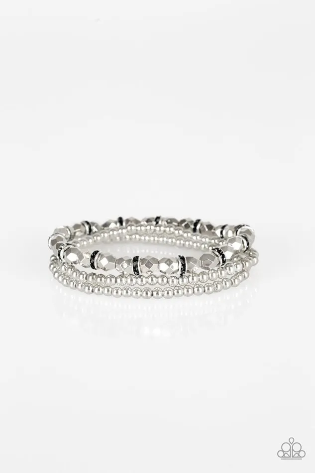 Paparazzi Jewelry Bracelets Paparazzi Bracelet Let There BEAM Light Black