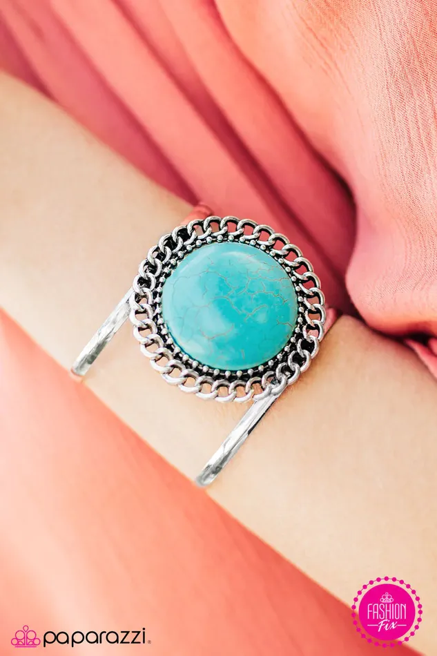 Paparazzi Jewelry Bracelets Paparazzi Bracelet Mountains On My Mind Blue