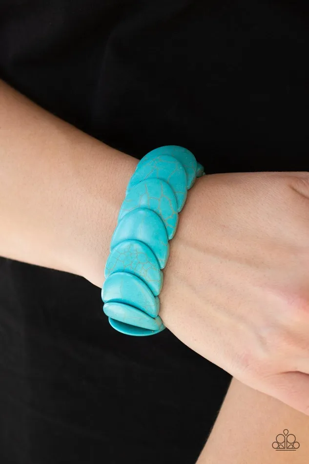 Paparazzi Jewelry Bracelets Paparazzi Bracelet Nomadic Nature Blue
