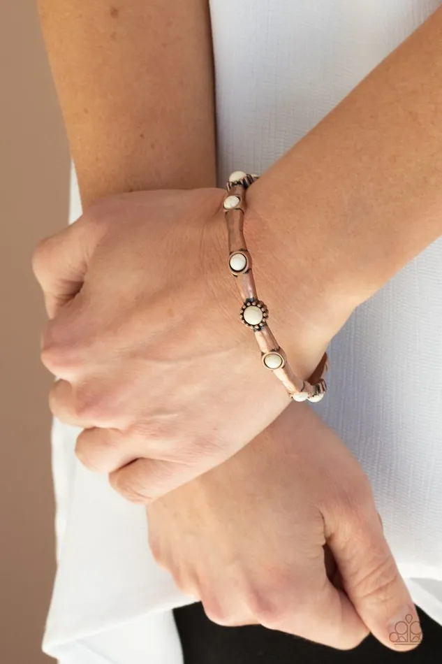 Paparazzi Jewelry Bracelets Paparazzi Bracelet Rebel Sandstorm Copper