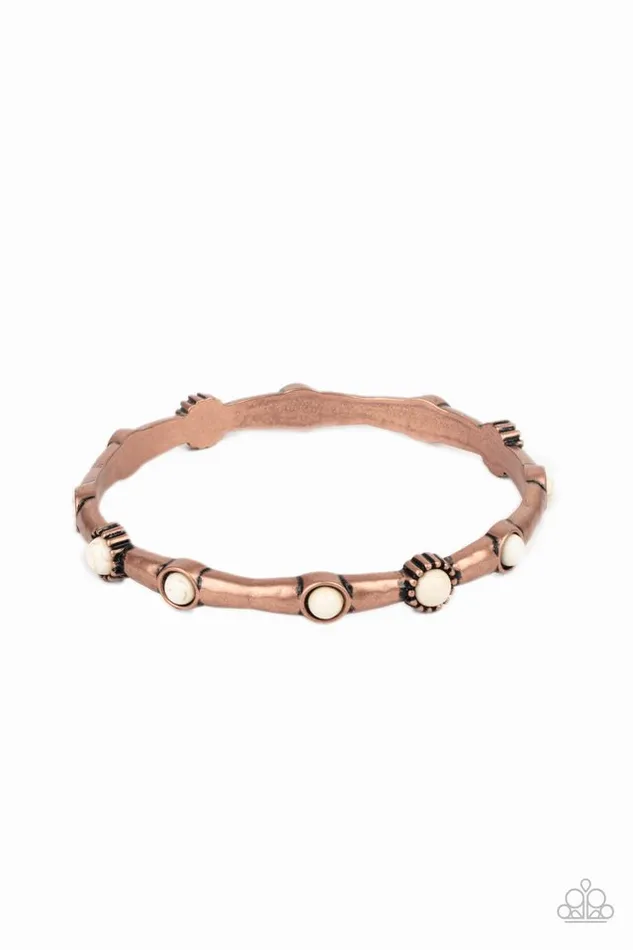 Paparazzi Jewelry Bracelets Paparazzi Bracelet Rebel Sandstorm Copper