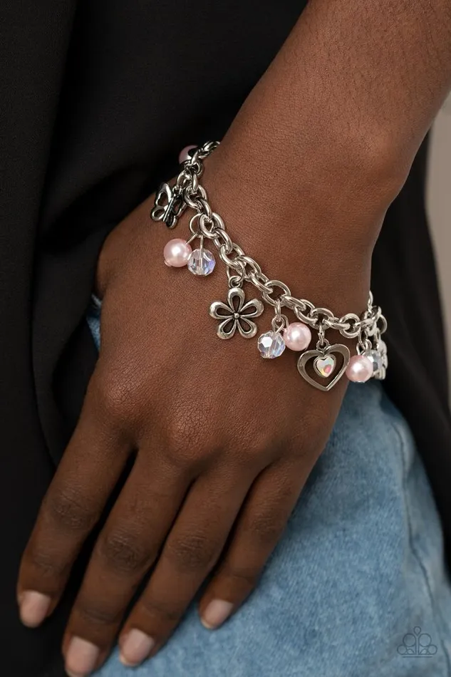 Paparazzi Jewelry Bracelets Paparazzi Bracelet Retreat into Romance Pink