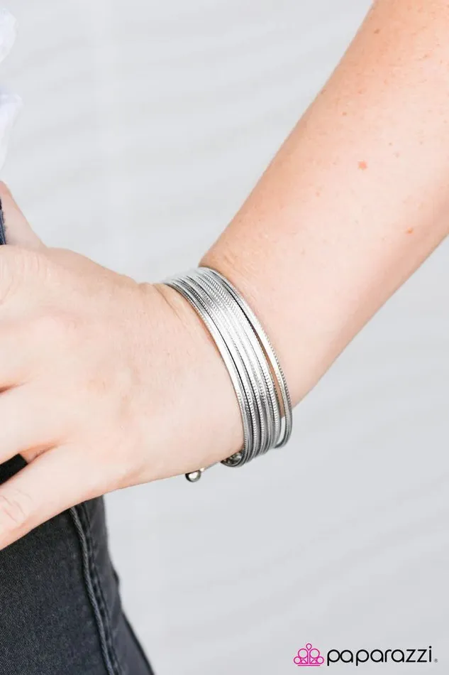 Paparazzi Jewelry Bracelets Paparazzi Bracelet River Rapids Silver