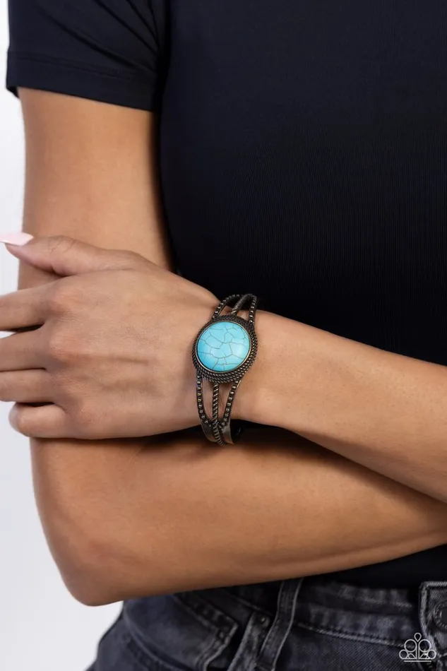Paparazzi Jewelry Bracelets Paparazzi Bracelet Sandstone Sojourn Brass