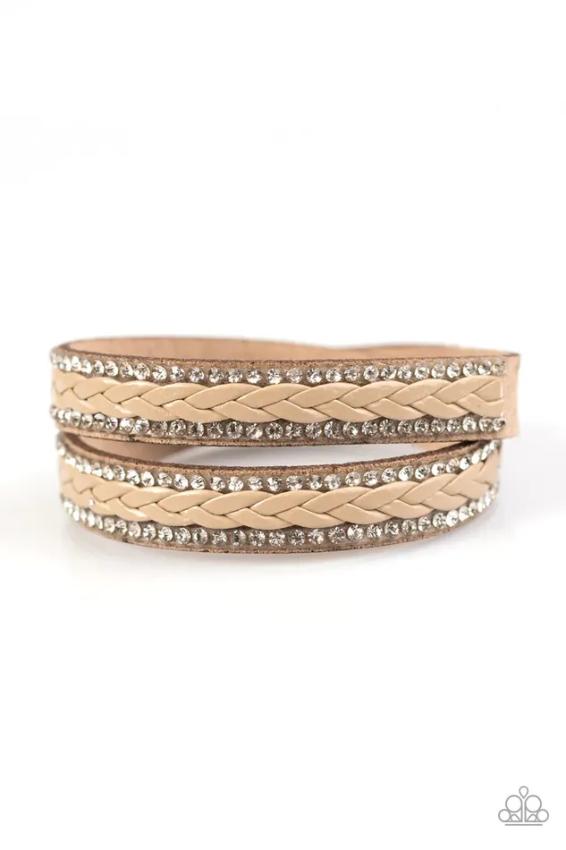 Paparazzi Jewelry Bracelets Paparazzi Bracelet SLAY The Field Brown