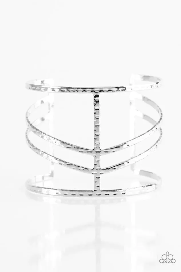 Paparazzi Jewelry Bracelets Paparazzi Bracelet Stick Out A NILE Silver
