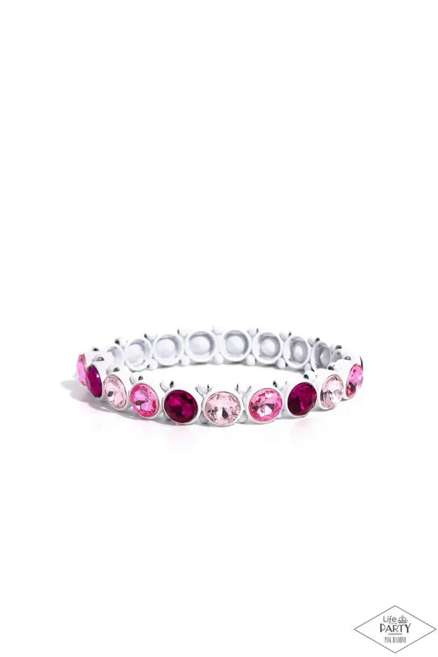 Paparazzi Jewelry Bracelets Paparazzi Bracelet SugarCoated Sparkle Pink Paparazzi Jewelry Bracelets Paparazzi Bracelet SugarCoated Sparkle Pink