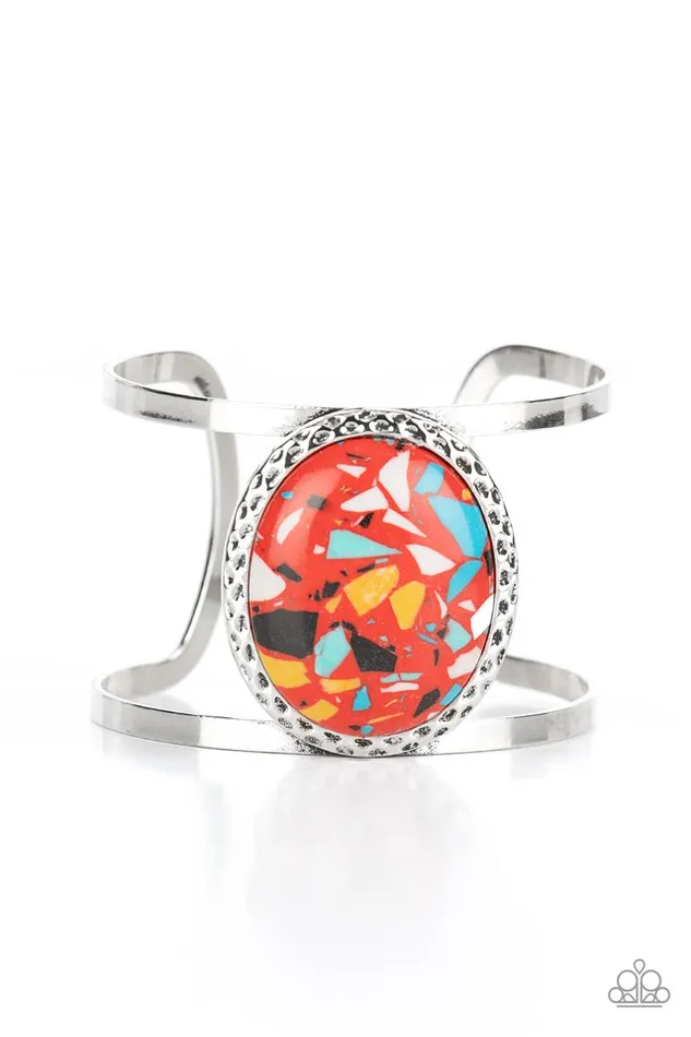 Paparazzi Jewelry Bracelets Paparazzi Bracelet Tantalizingly Terrazzo Red Paparazzi Jewelry Bracelets Paparazzi Bracelet Tantalizingly Terrazzo Red