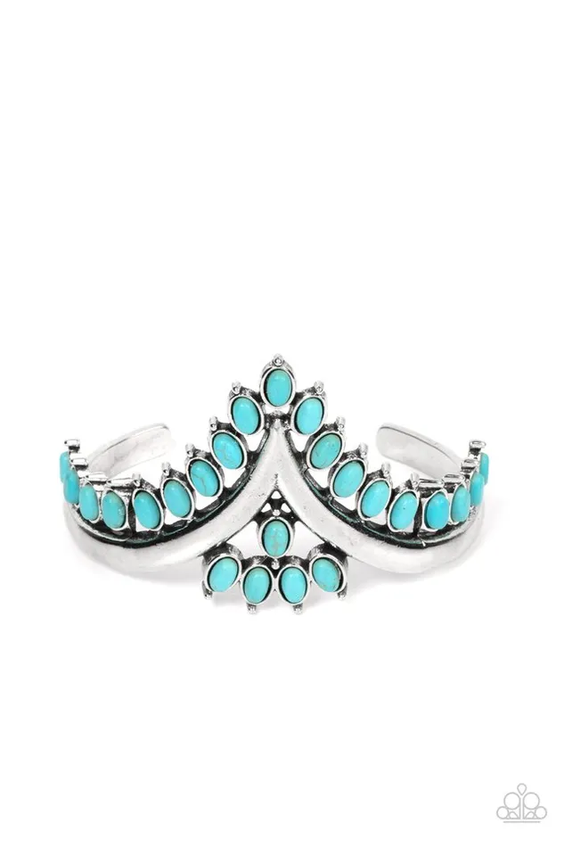 Paparazzi Jewelry Bracelets Paparazzi Bracelet Teton Tiara Blue Paparazzi Jewelry Bracelets Paparazzi Bracelet Teton Tiara Blue