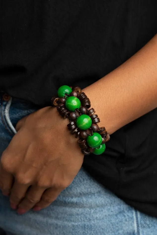 Paparazzi Jewelry Bracelets Paparazzi Bracelet Tropical Temptations Green