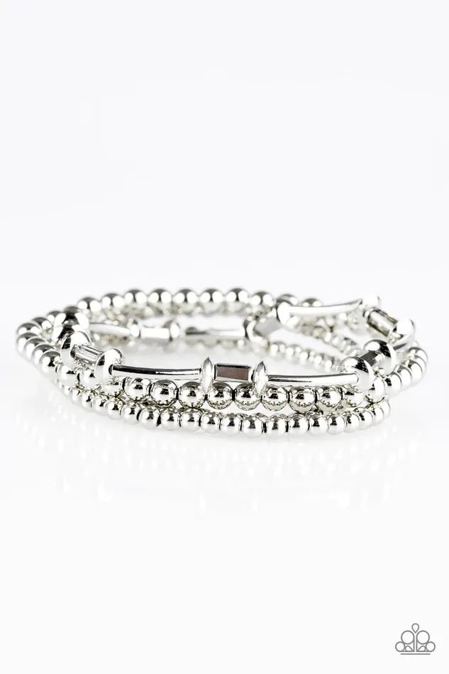 Paparazzi Jewelry Bracelets Paparazzi Bracelet Uniquely Upscale Silver