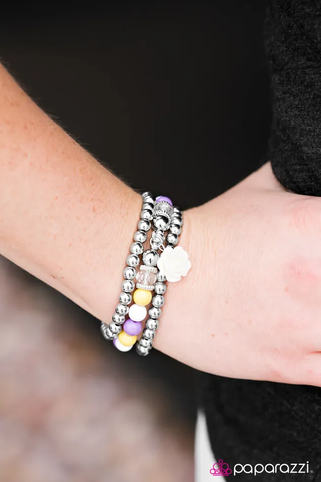 Paparazzi Jewelry Bracelets Paparazzi Bracelet Valley Of Flowers Multi