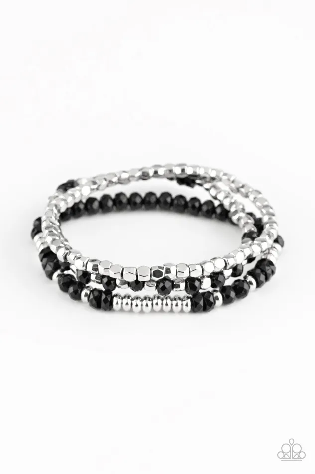 Paparazzi Jewelry Bracelets Paparazzi Bracelet Very Vivacious Black