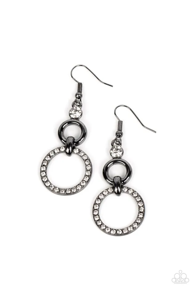Paparazzi Jewelry Earrings Paparazzi Earring Bauble Bliss Black Paparazzi Jewelry Earrings Paparazzi Earring Bauble Bliss Black