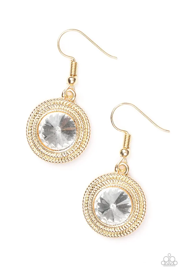 Paparazzi Jewelry Earrings Paparazzi Earring Beginners LUXE Gold