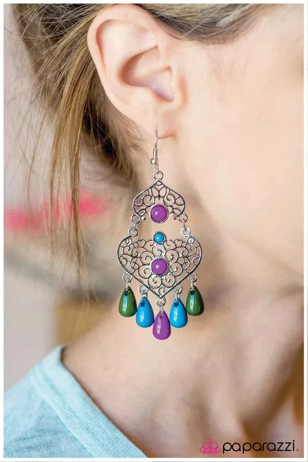 Paparazzi Jewelry Earrings Paparazzi Earring Boho Bollywood Multi