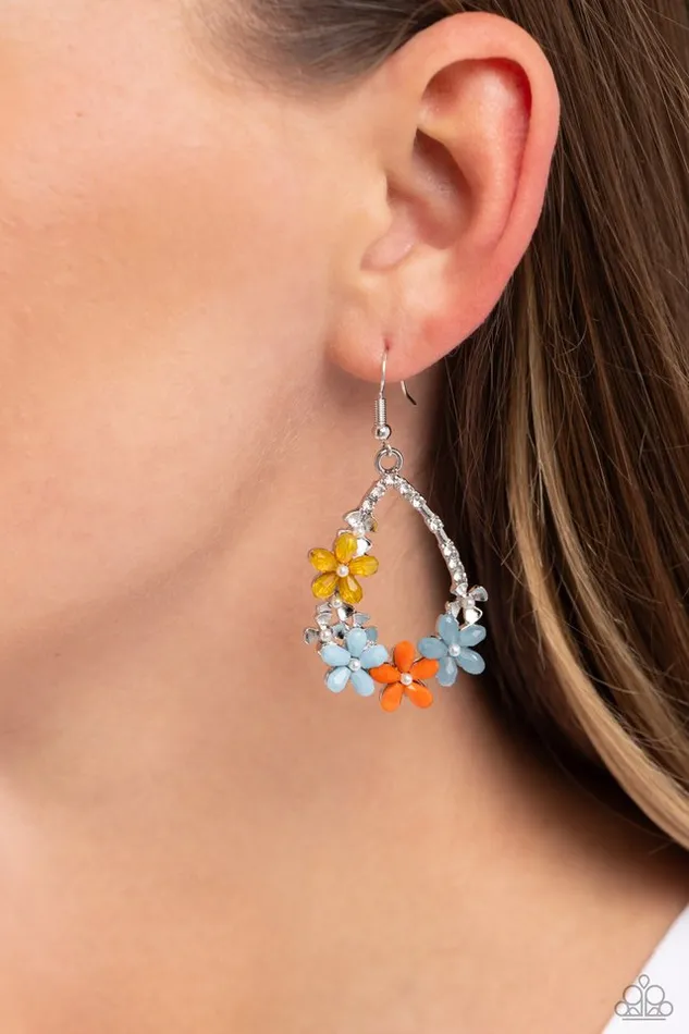 Paparazzi Jewelry Earrings Paparazzi Earring Boisterous Blooms Multi