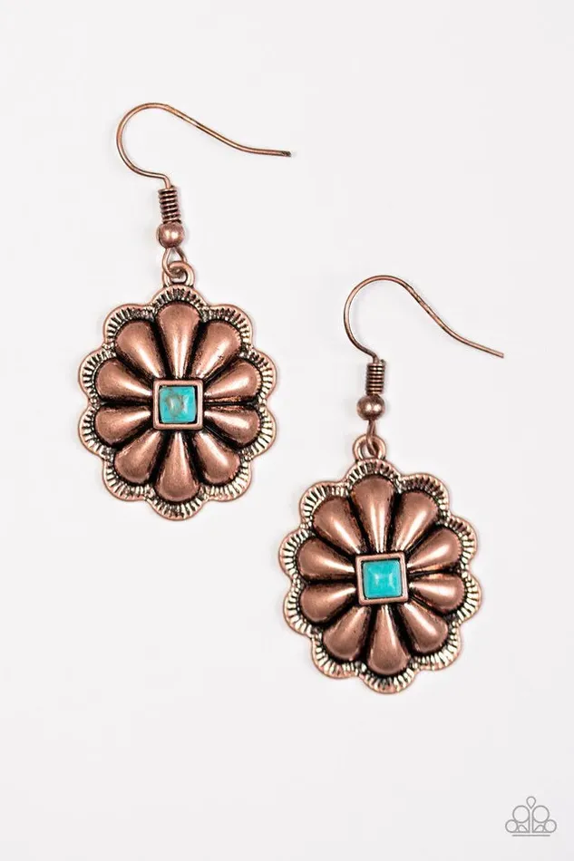Paparazzi Jewelry Earrings Paparazzi Earring Canyon Daisy Copper