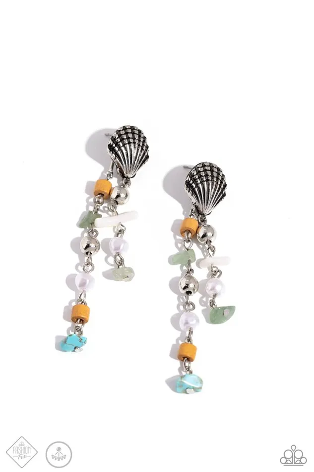 Paparazzi Jewelry Earrings Paparazzi Earring Coastline Collection Multi