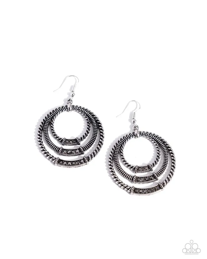 Paparazzi Jewelry Earrings Paparazzi Earring Contemporary Culture Silver Paparazzi Jewelry Earrings Paparazzi Earring Contemporary Culture Silver