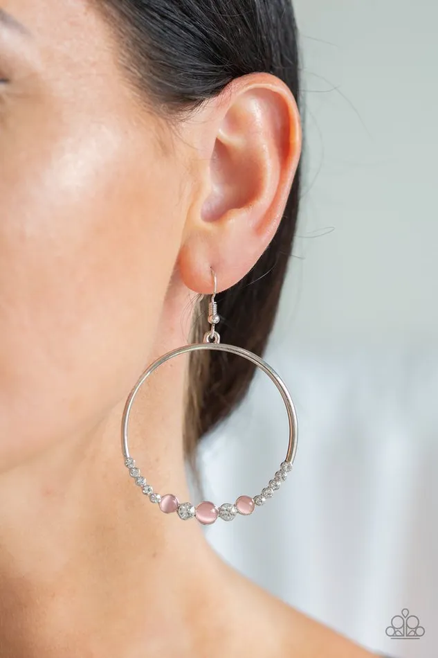 Paparazzi Jewelry Earrings Paparazzi Earring Dancing Radiance Pink