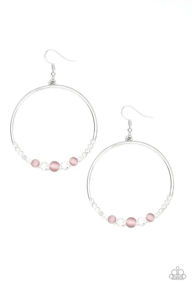 Paparazzi Jewelry Earrings Paparazzi Earring Dancing Radiance Pink
