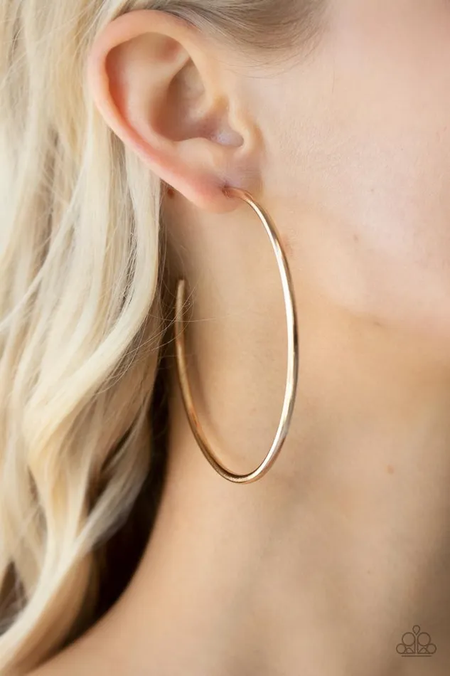 Paparazzi Jewelry Earrings Paparazzi Earring Mega Metro Gold